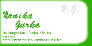 monika gurka business card