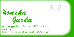 monika gurka business card